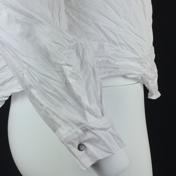 Babette SF long sleeves crinkle pleats shirt - Picture 5 of 8